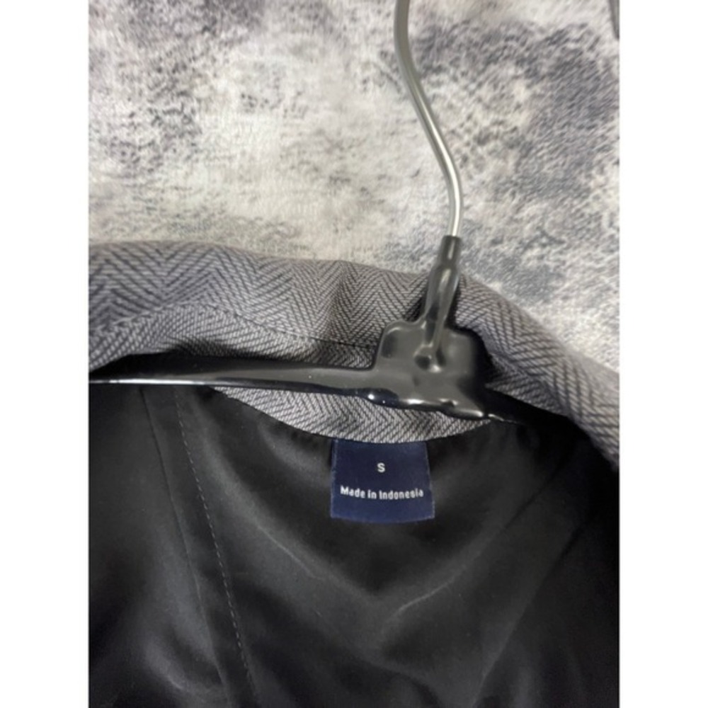 Mizzen Main Mens S Parker Suit Blazer Herringbone Gray Performance Modern NWT - Picture 6 of 10
